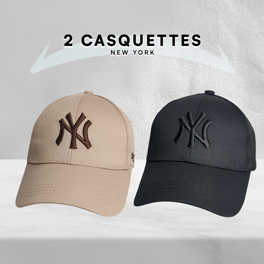 2 Casquettes New York